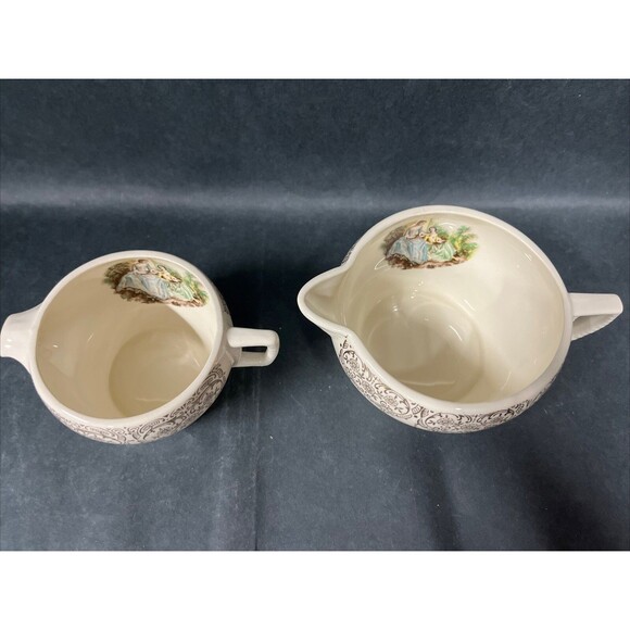 VTG Rare American Limoges Triumph China D’or Milk/ Creamer #1T-S284 22k Gold - Picture 2 of 16